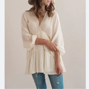 ZARA boho top or swim coverup